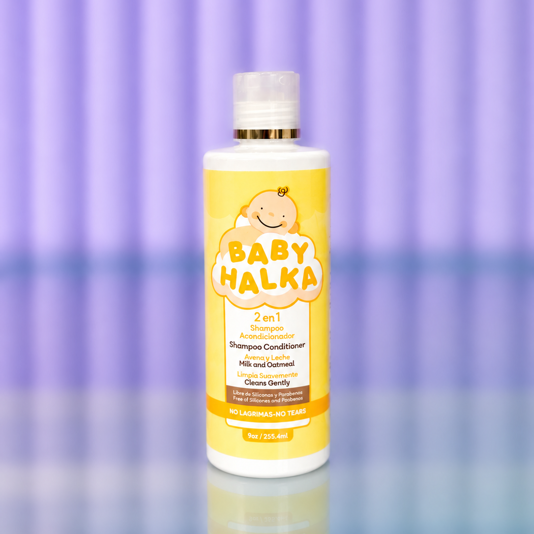 Baby Halka 2 en 1 – Shampoo + Acondicionador Avena y Leche