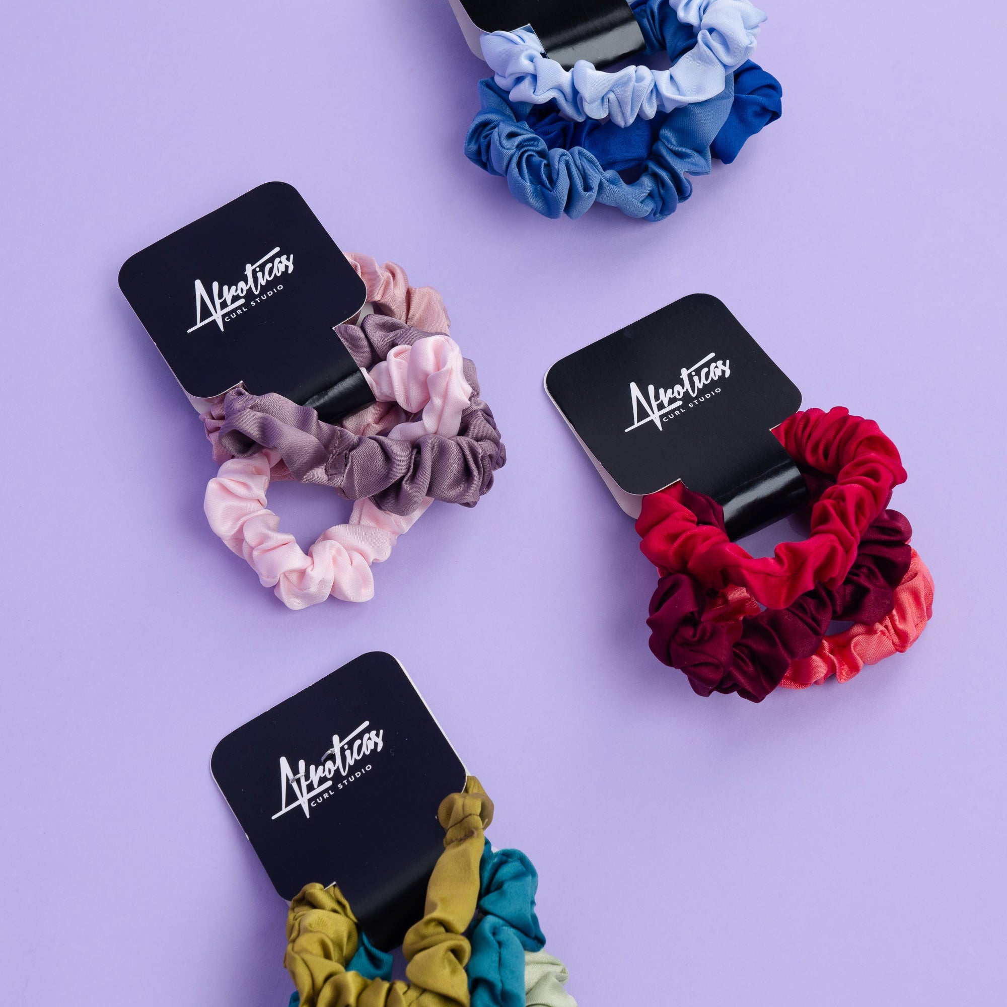 Mini colas de satén