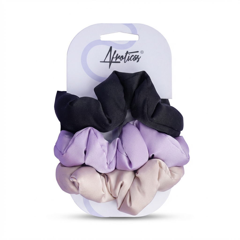 Fluffy Scrunchies LILA